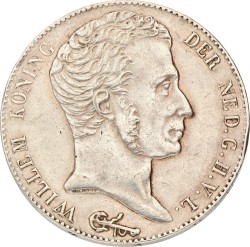 3 Gulden. Willem I. 1832/21. Zeer Fraai / Prachtig.