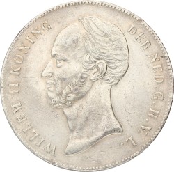 2½ Gulden. Willem II. 1847. Prachtig +.
