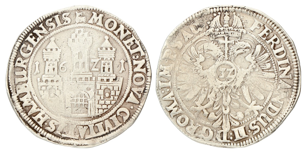 German states. Hamburg. Thaler. 16Z1. VF -