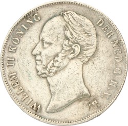 2½ Gulden. Willem II. 1849. Zeer Fraai +.