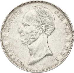 2½ Gulden. Willem II. 1848. Prachtig.