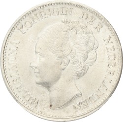 1 Gulden. Wilhelmina. 1944 Doorloper. Prachtig / UNC.