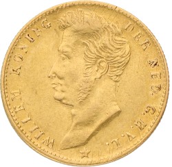 5 Gulden. Willem I. 1827 B (open). Zeer Fraai +.
