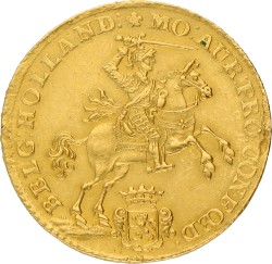 14 Gulden Gouden rijder. Holland. 1751. Prachtig -.