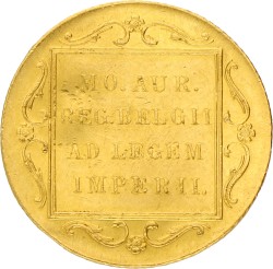 Gouden dukaat. Wilhelmina. 1910. Zeer Fraai +.