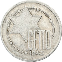 Poland. Jewish ghetto of Litzmannstadt. 10 Mark. 1943. VF +.