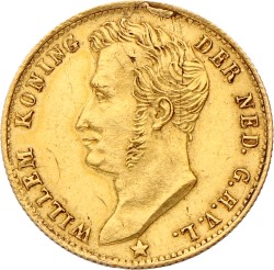 5 Gulden. Willem I. 1826 B. Zeer Fraai.