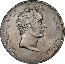 2½ Gulden. Lodewijk Napoleon. 1808. UNC Details.