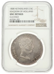 2½ Gulden. Lodewijk Napoleon. 1808. UNC Details.