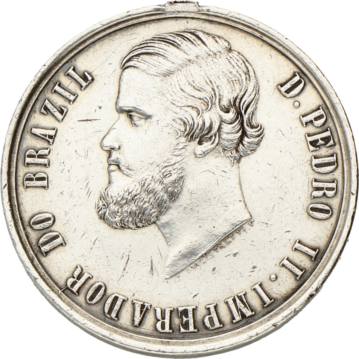 Brazil. Empire. 1852. Rio de la Plata Naval Campaign in Silver.