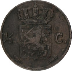 ½ Cent. Willem I. 1831. Zeer Fraai.