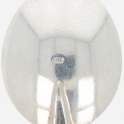 (11) delige set apostel-theelepels zilver.