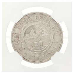 South Africa. Z.A.R. 2 Shilling. 1897. AU Details.