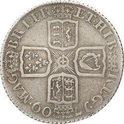Great Britain. Anne. Shilling. 1709. VF +.