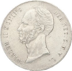 2½ Gulden. Willem II. 1849. Prachtig +.