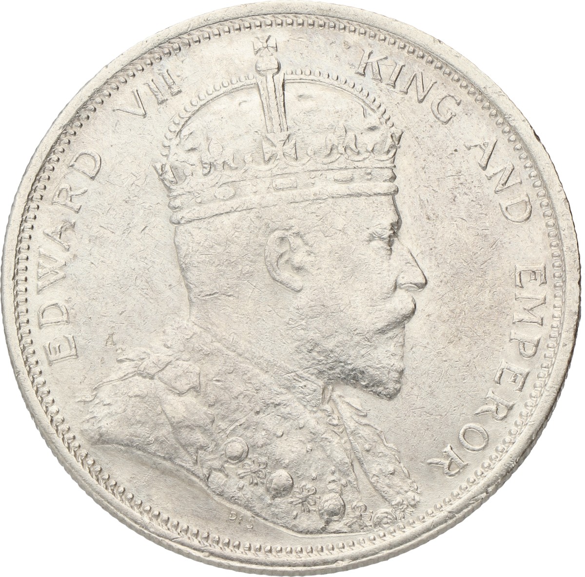 Straits settlements. British colony. Edward VII. Dollar. 1903. VF / XF.