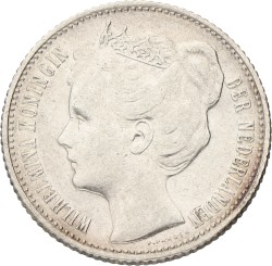 ½ Gulden. Wilhelmina. 1906. Prachtig.