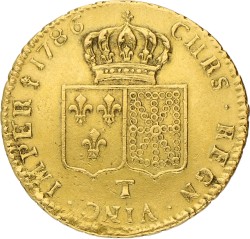 France. Louis XVI. 2 Louis d'or. 1786 T. VF.