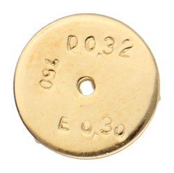 18K Bicolour gouden strik oorstekers bezet met diamant en smaragd.