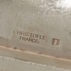 Christofle 2-delige set kandelaren, verzilverd.