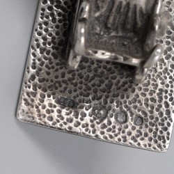 4-delig lot miniaturen zilver.