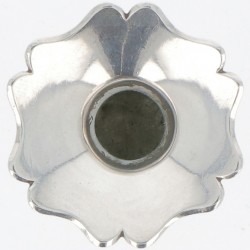 Kwispedoor miniatuur (Johannes A. van Geffen Amsterdam 1766-1798) zilver.