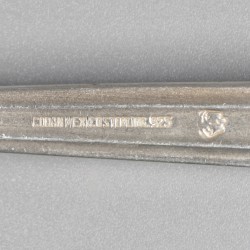 8-delige set vorken, model Royal Danish bij Codan S.A. (Mexico), zilver.