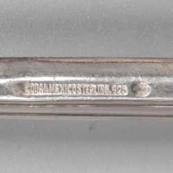 8-delige set dinermessen, model Royal Danish bij Codan S.A. (Mexico), zilver.