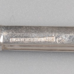 8-delige set messen, model Royal Danish bij Codan S.A. (Mexico), zilver.