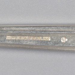 Vleesvork en scheplepel, model Royal Danish bij Codan S.A. (Mexico), zilver.