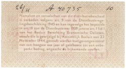 Nederland. 10 Kilo IJzer en Staal. Waardebon. Type 1935/1950. - Prachtig.