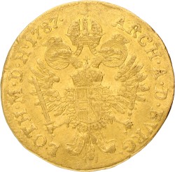 Austria. Empire. Joseph II. Ducat. 1787. VF +.