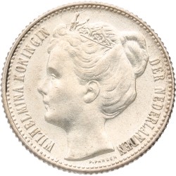 ½ Gulden. Wilhelmina. 1906. MS 61.