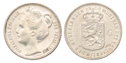 ½ Gulden. Wilhelmina. 1906. MS 61.