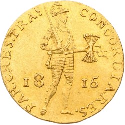 Gouden dukaat. Willem I. 1815. MS 61.
