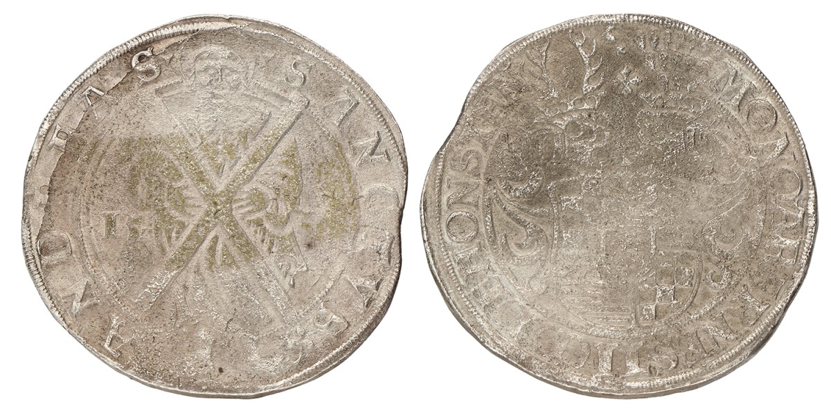 German States. Hohnstein. Ernst V. Thaler. ND (1508 - 1552). VF.