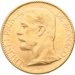 Monaco. Albert I. 100 Francs. 1904A. MS 61.