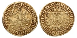 Rijder goudgulden. Gelderland. Karel van Gelre. Z.j. (1492-1538).  XF 40.