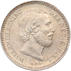 10 Cent. Willem III. 1890. MS 64.