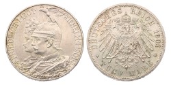 German states. Prussia. Wilhelm II. 5 Mark - 200th Anniversary of the Kingdom. 1901 A. MS 63.