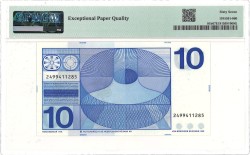 Nederland. 10 Gulden. Bankbiljet. Type 1968. - PMG 67EPQ