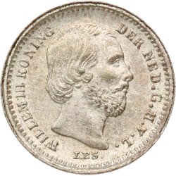 10 Cent. Willem III. 1887. MS 64.