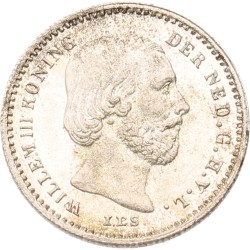 5 Cent. Willem III. 1859. MS 66+.