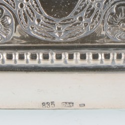 Pronkkandelaar zilver.
