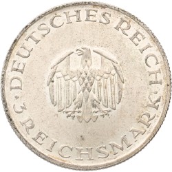 Germany. Weimar republic. 3 Mark - Gotthold Lessing. 1929 A. MS 63.