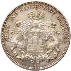 German states. Hamburg. 3 Mark. 1914 J. MS 63