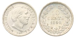10 Cent. Willem III. 1890. MS 64.