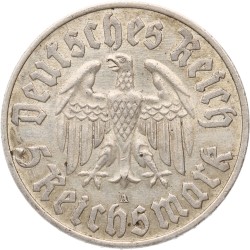 Germany. Weimar republic. 5 Mark - Martin Luther. 1933 A. UNC details.