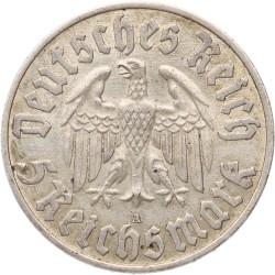 Germany. Weimar republic. 5 Mark - Martin Luther. 1933 A. UNC details.