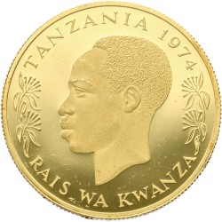 Tanzania. 1500 Shillingi - Conservation series. 1974. PF 62 ULTRA CAMEO.